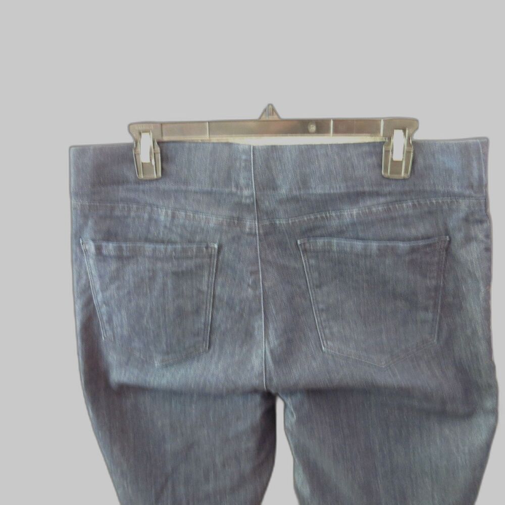 NYDJ Alina Skinny Ankle Pull On Lift X Tuck Jeans Dark Wash 12 EUC - Picture 6 of 9